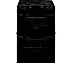 ZANUSSI  ZCG63040BA 60 cm Gas Cooker - Black